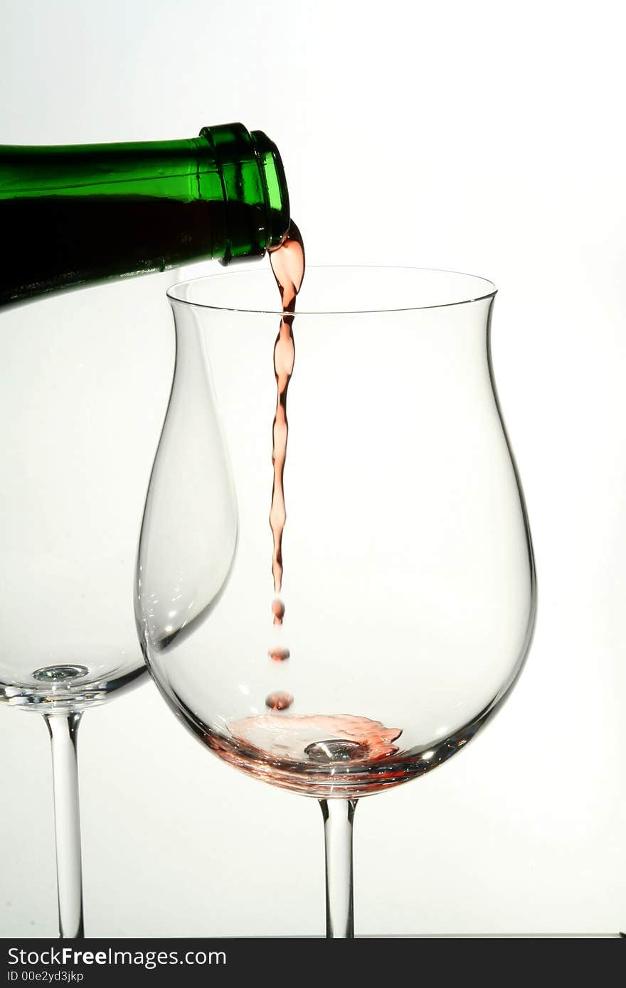 Red wine glass alcohol background beverage