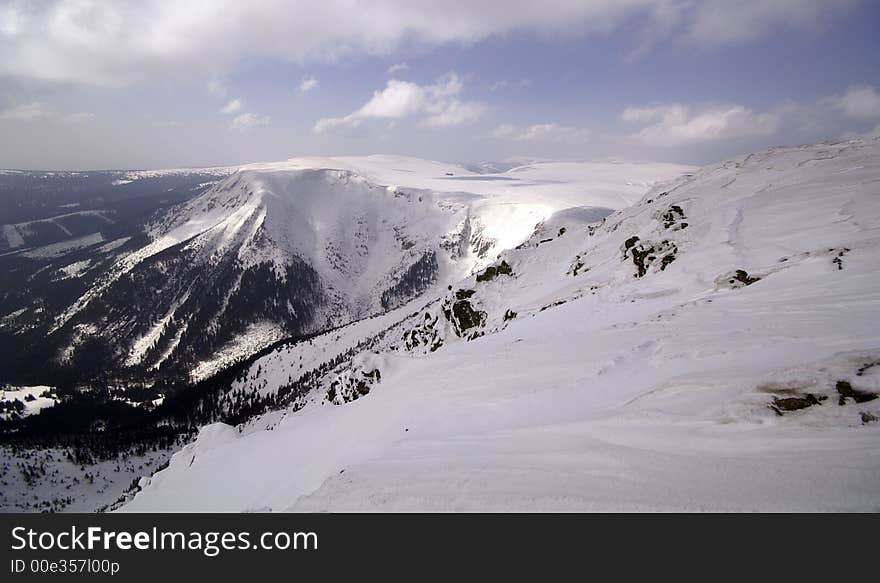 Way to Snezka mountain