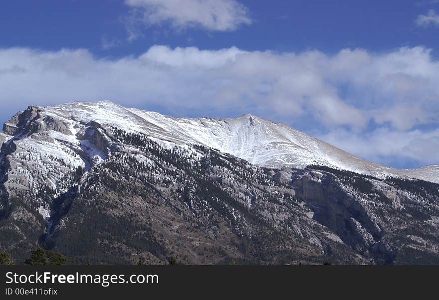 Grotto mountain in Canmore, Alberta.