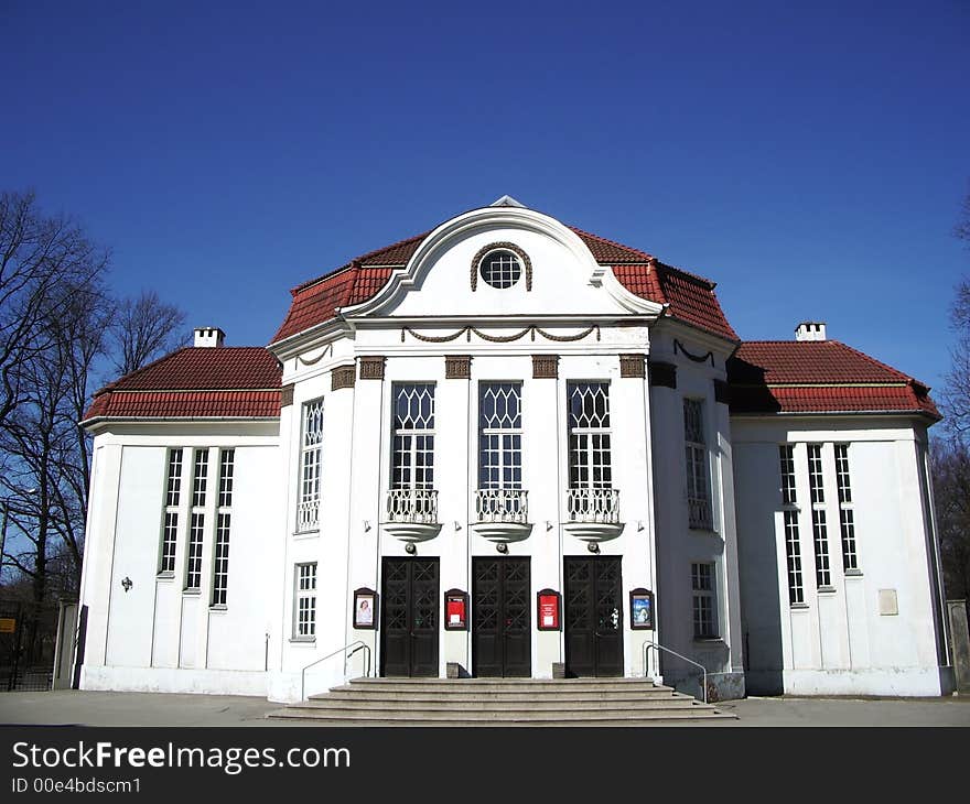 Balconied theatre in Tartu, Estonia