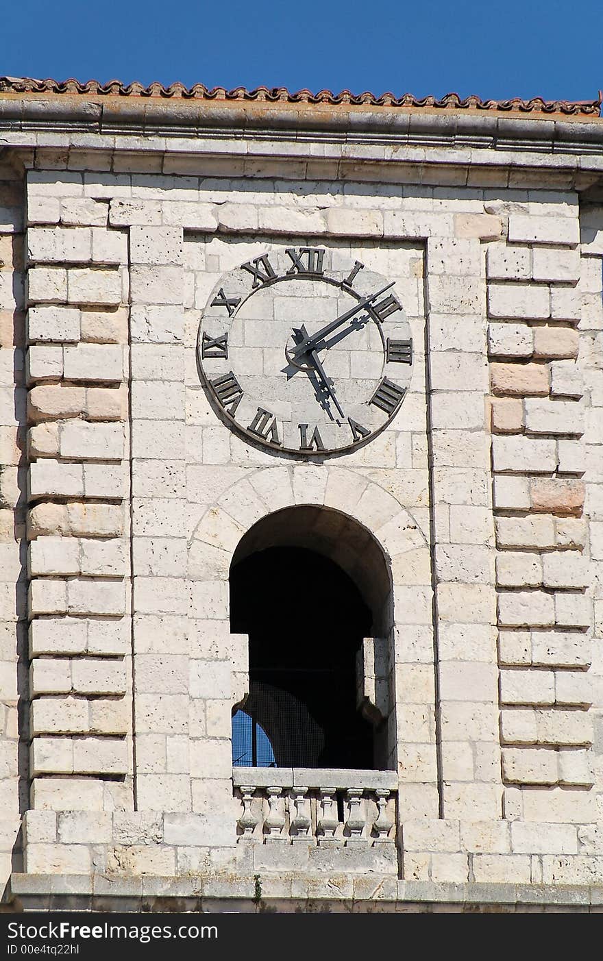 Clock and Balcony