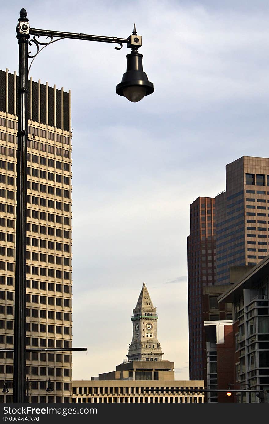 Streetlight Above Clocktower