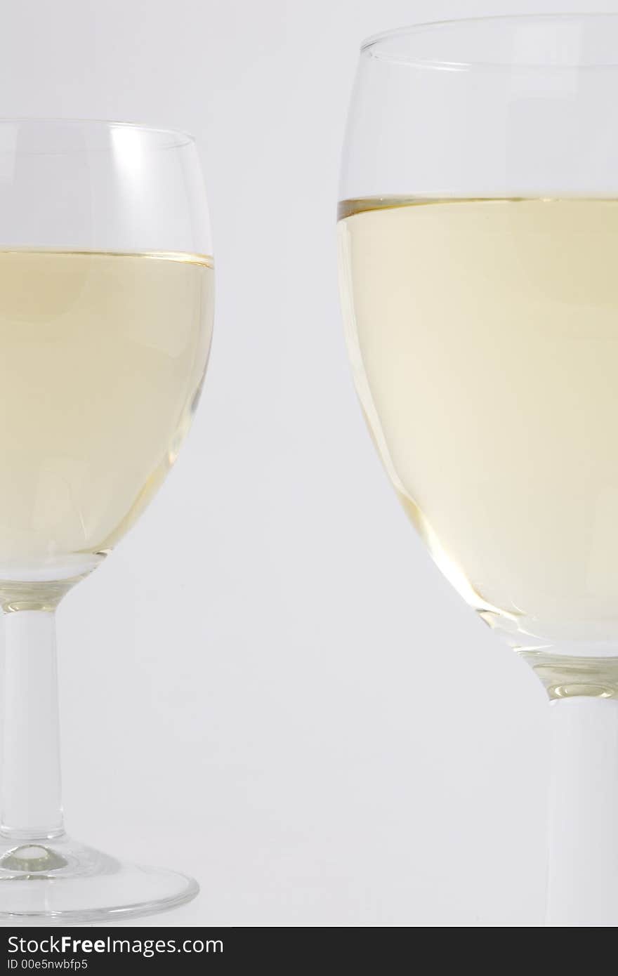 Two Glasses Of With Wine