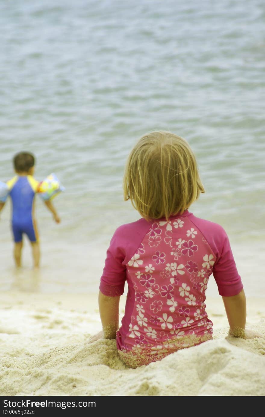 Children At The Beach