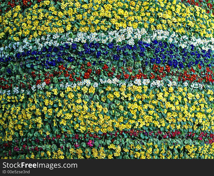 A vertical and spherical flower bed and garden in Berlin's central station. A vertical and spherical flower bed and garden in Berlin's central station