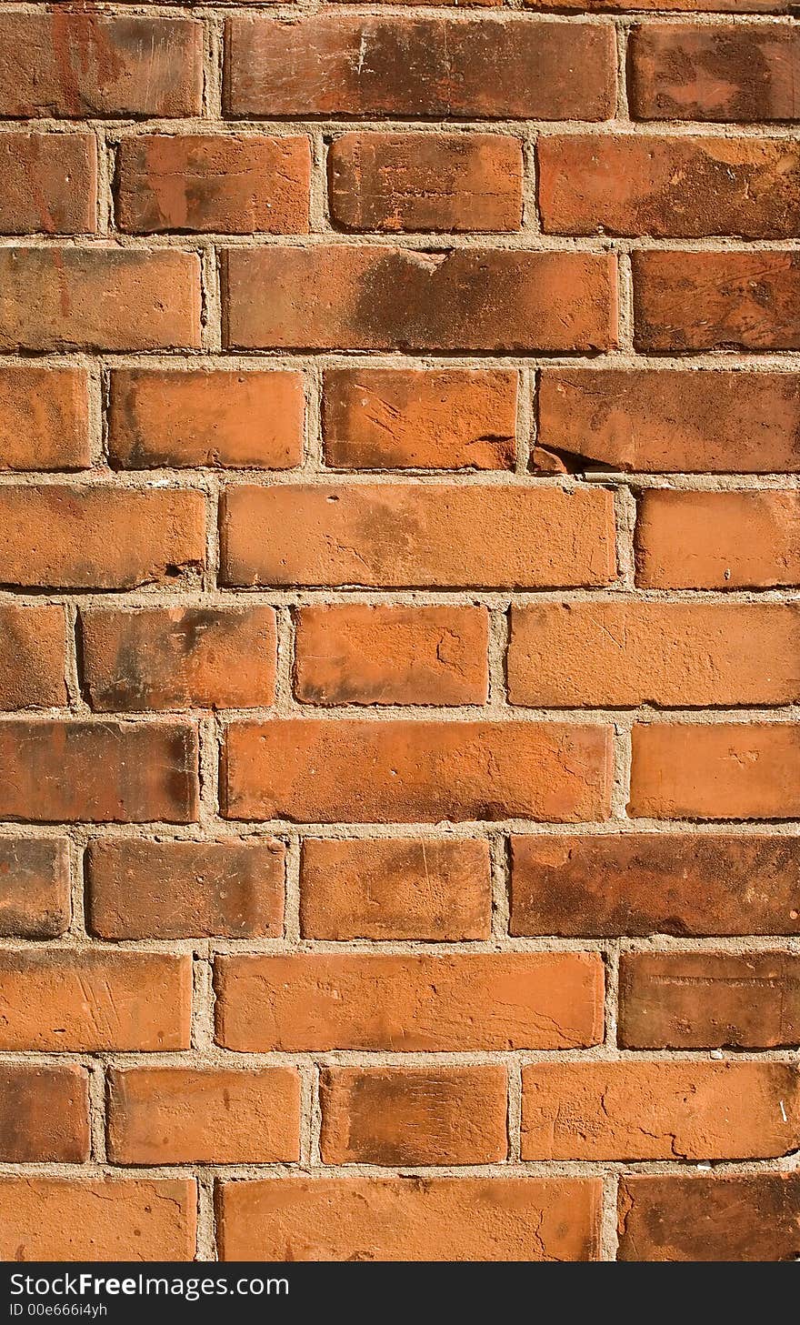 Old Wall From A Red Brick