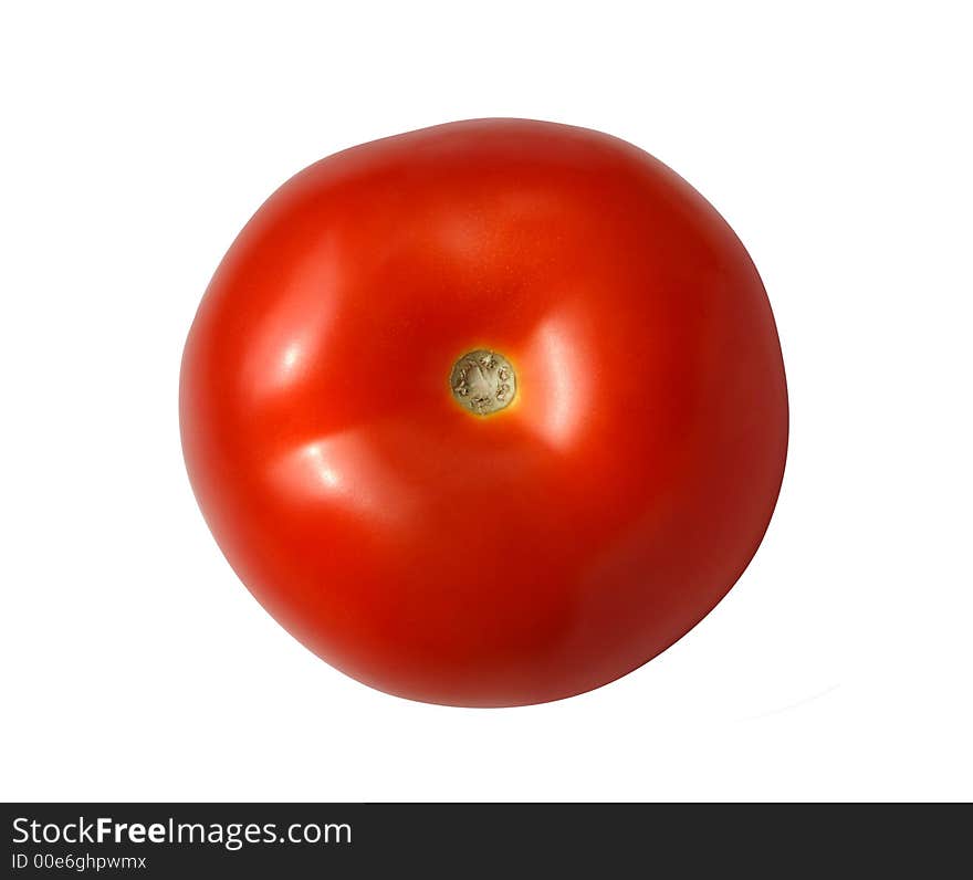 Red Tomato on white background (isolated). Red Tomato on white background (isolated)