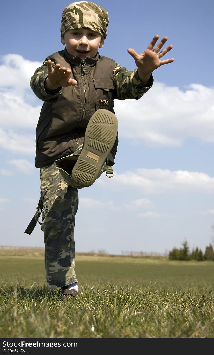 Karate Soldier - Photo in Nature