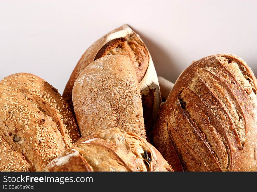 A basket of bread freshly baked