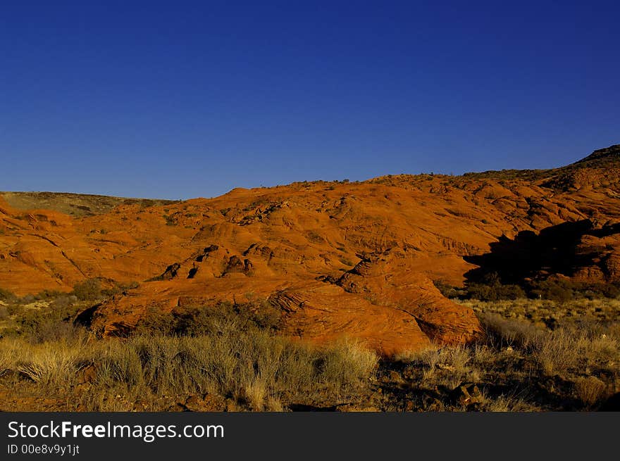 Snow Canyon in Southern Utah in the western United States.