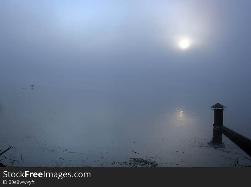 Boat In Mist