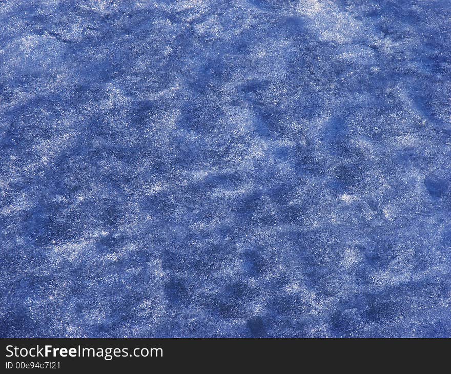 Ice melting in a river at spring time as a background