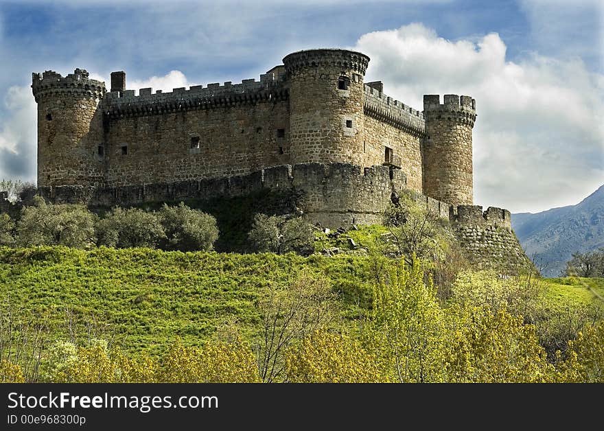 Castillo tipico de la provincia de avila. Castillo tipico de la provincia de avila