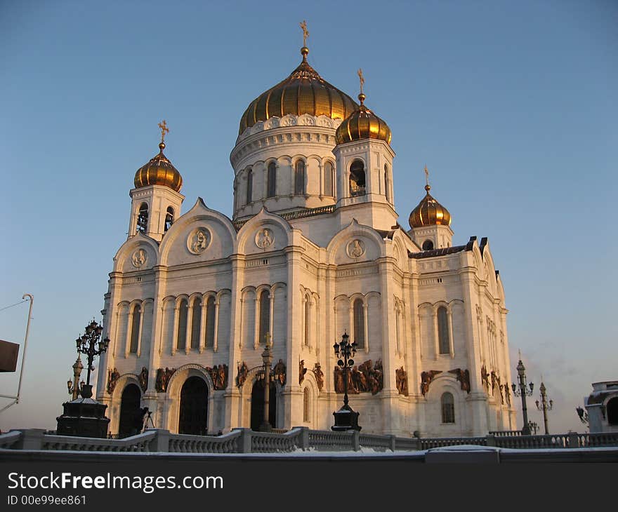 Christ temple in Moscow 1