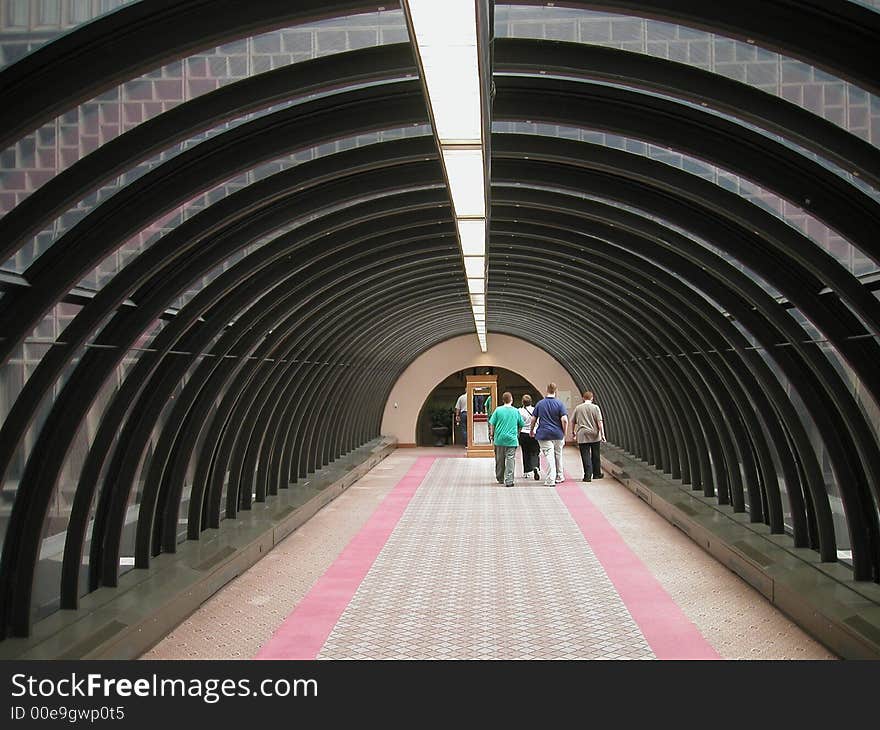 Walkway Between Hotels