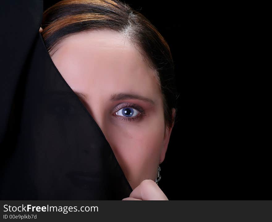 Woman with veil