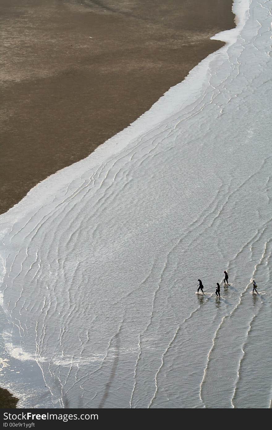 Abstract View Of A Beach