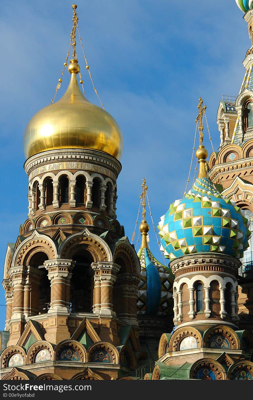 Church of our savior on spilled blood ,Saint-Petersburg, Russia. Church of our savior on spilled blood ,Saint-Petersburg, Russia.