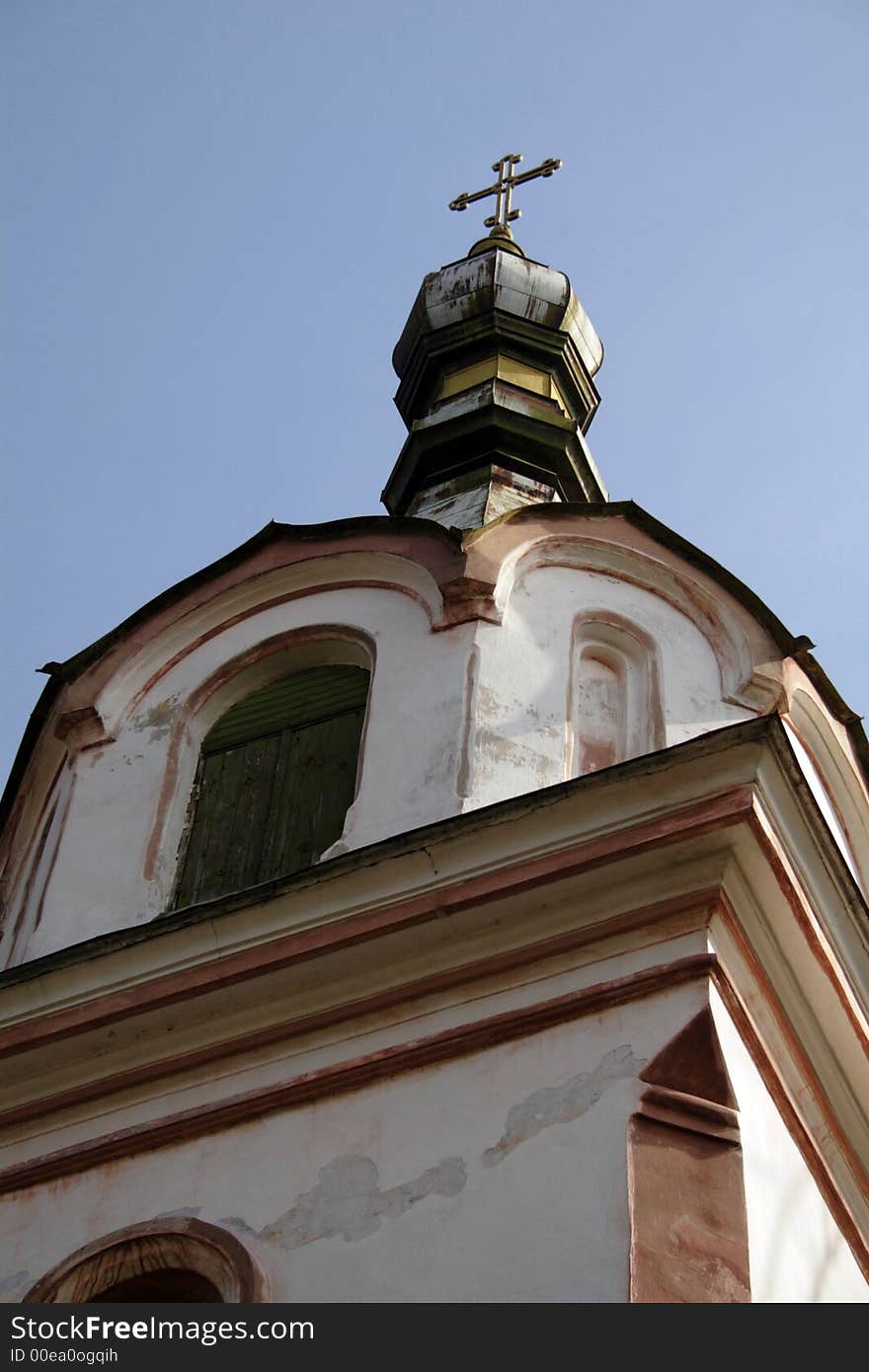 Steeple orthodox church in Poland - Boncza