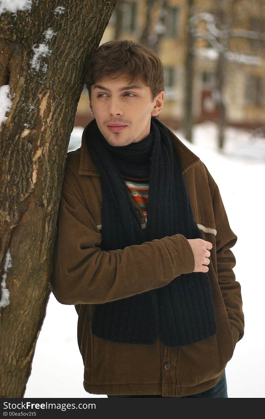 Portrait in the winter