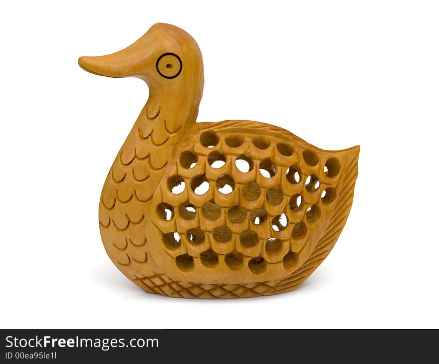 Wooden Figurine Of Duck