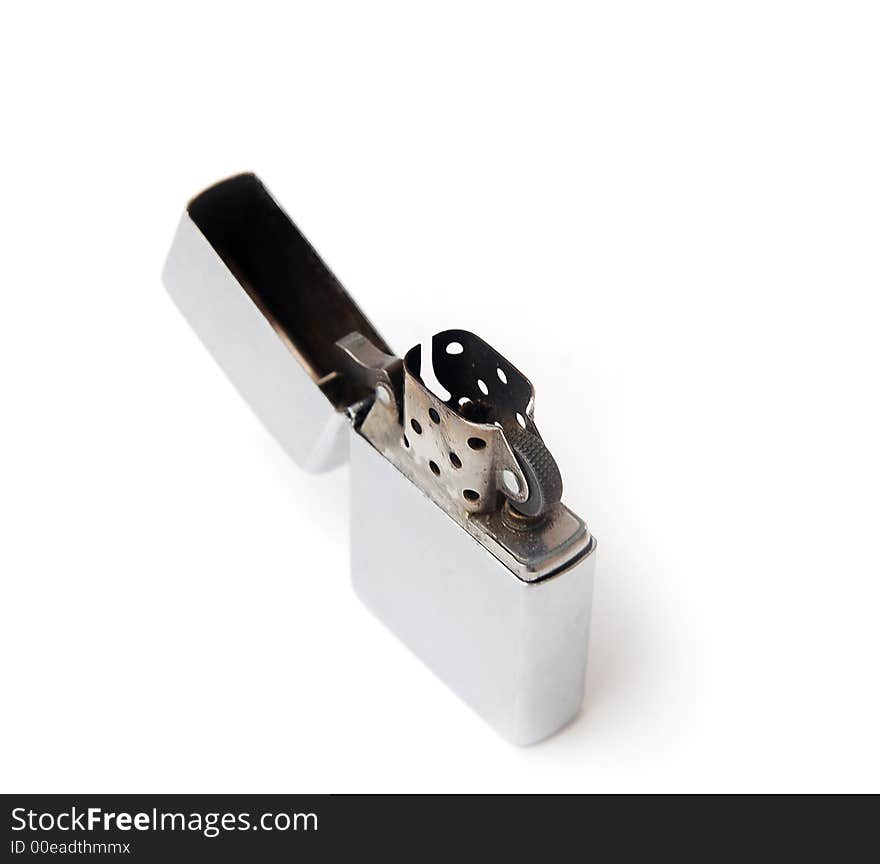 A zippo on white background