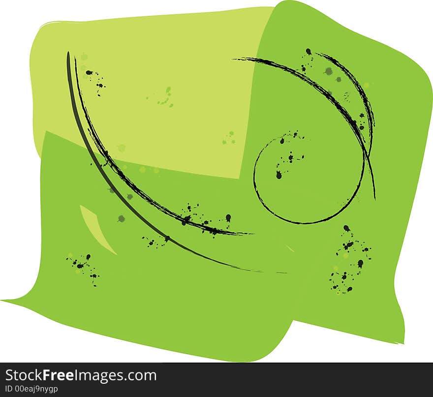 Grunge splatter background. green and black. Grunge splatter background. green and black