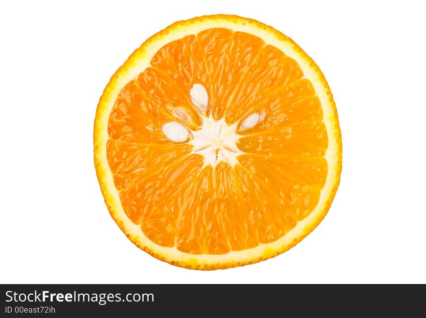 Background of juicy fresh sliced oranges