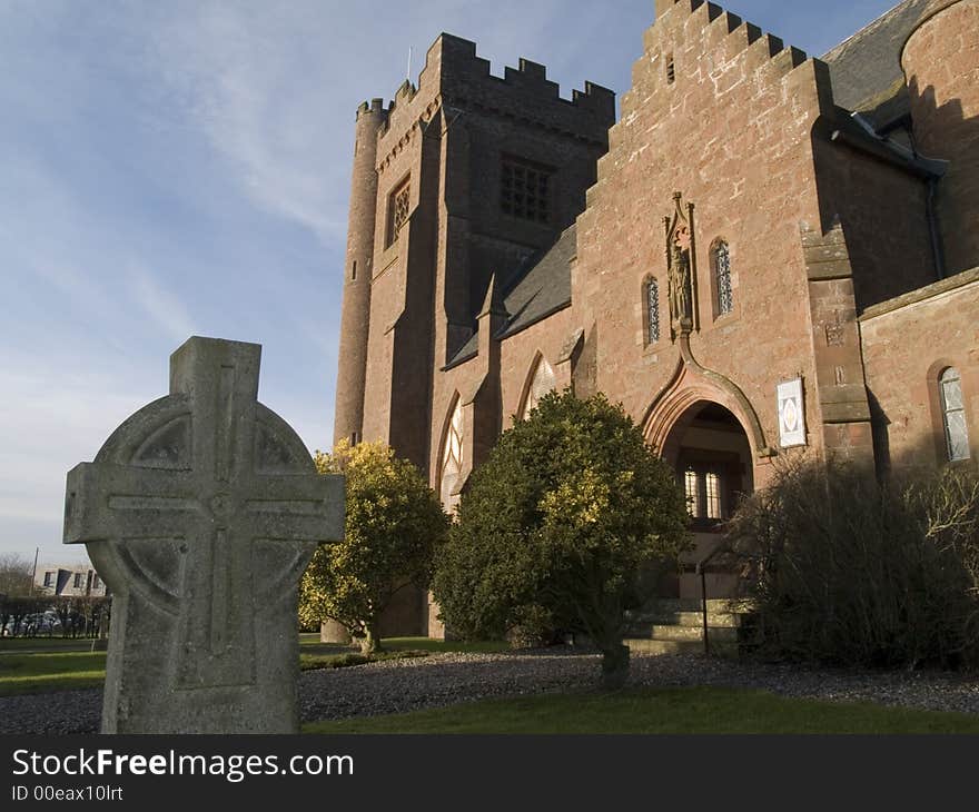 Image of a church at Kerri Muir in Scotland. Image of a church at Kerri Muir in Scotland