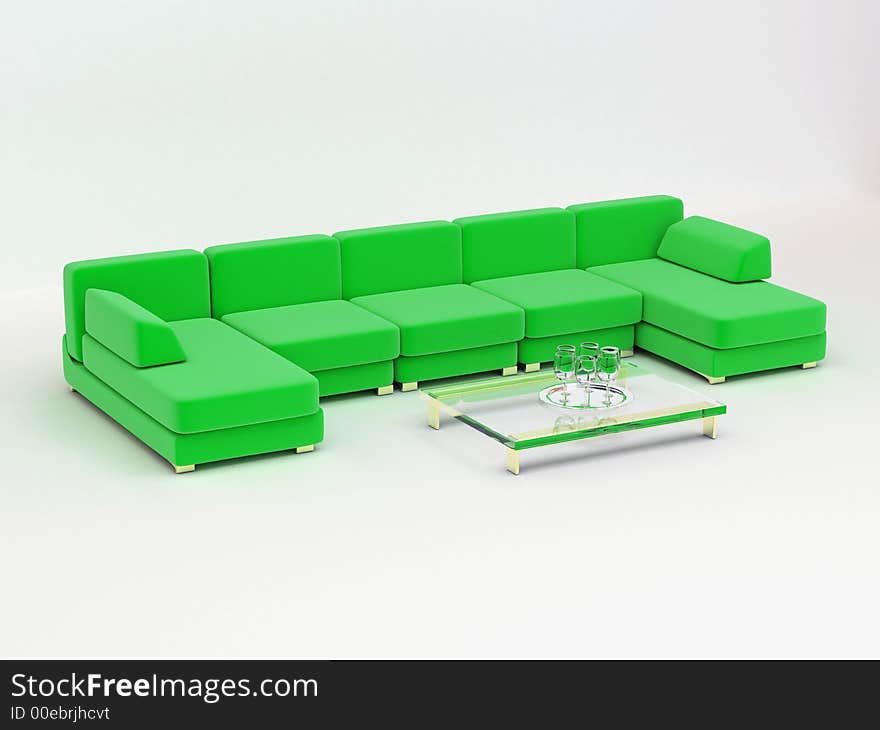 Big folding sofa