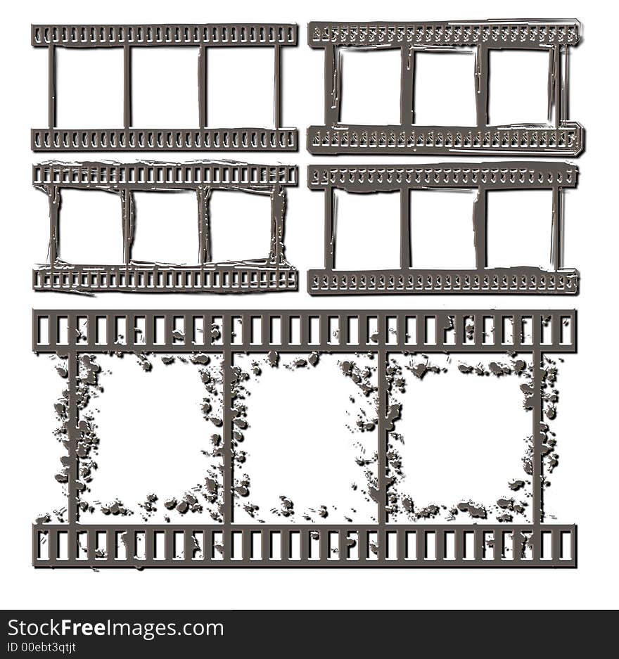 Grunge Film Strips