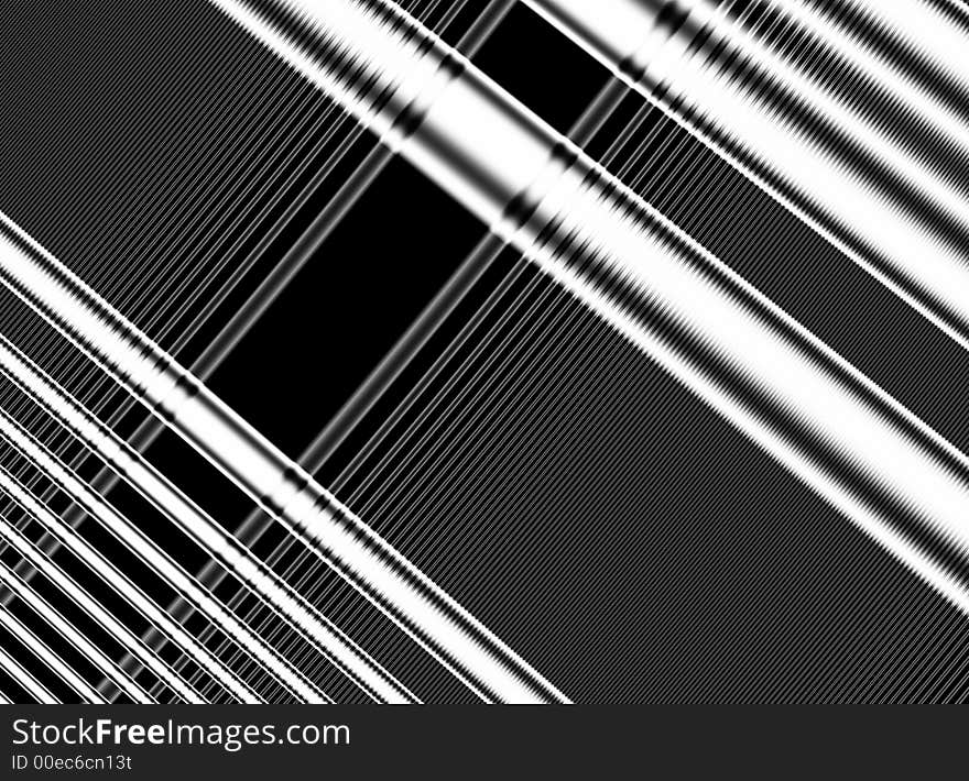 Diagonal Lines Pattern Black