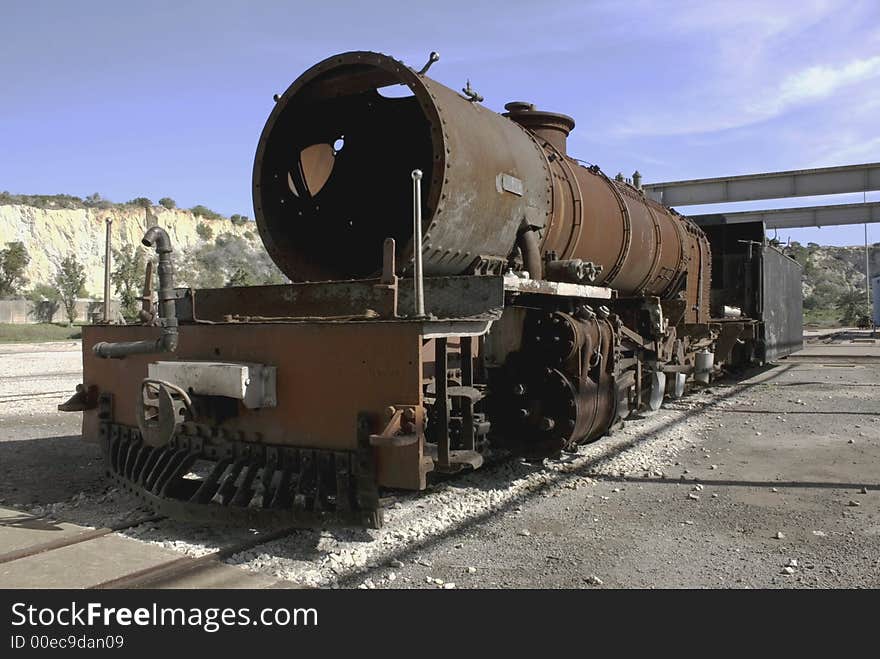 Old steam engine