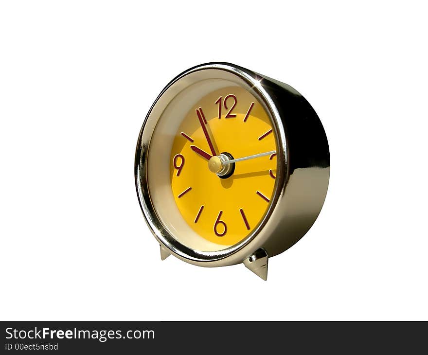 A Small Yellow Clock (retro)