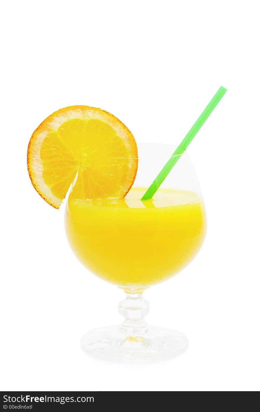 Orange Cocktail (isolated)