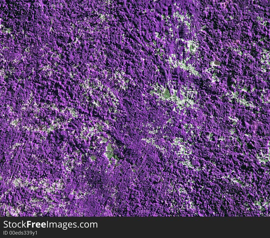 Purple texture in a rough wall. Purple texture in a rough wall