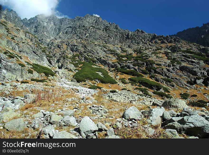 High Tatras Mountains picturesque scenery