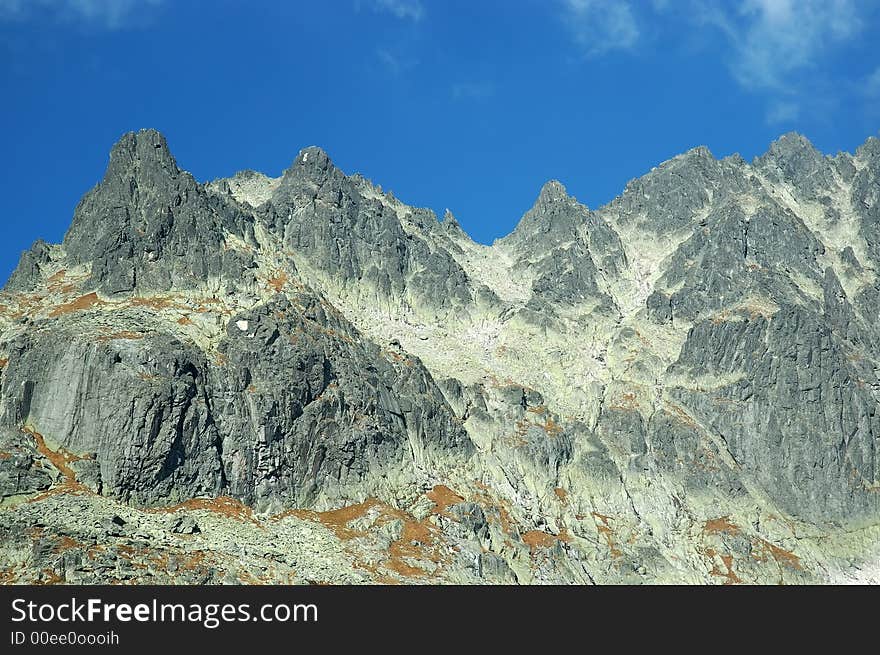 High Tatras Mountains picturesque scenery