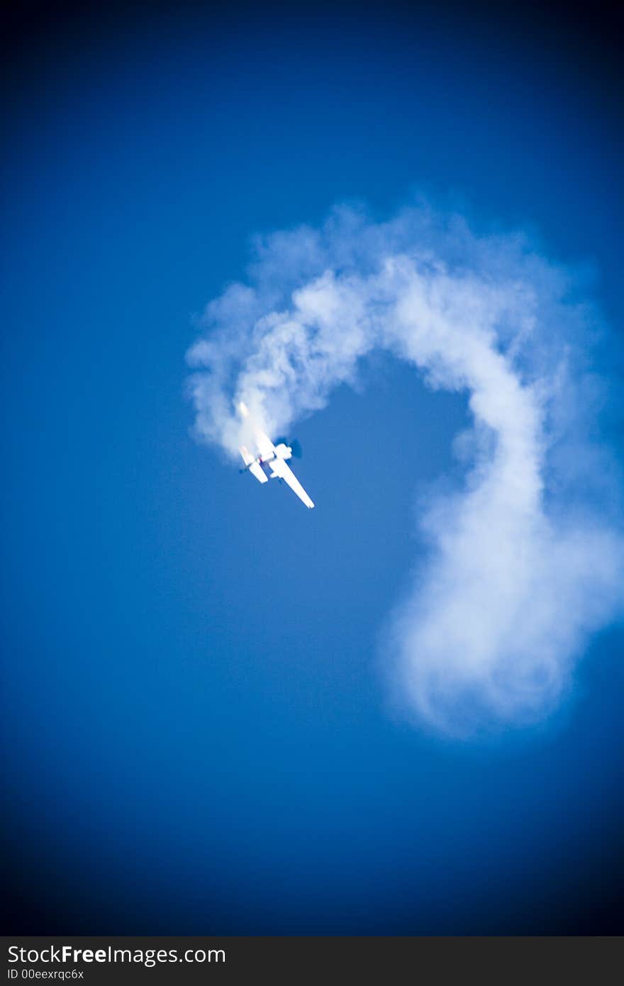 Racer dives in the air during the Reb Bull Air Show held in Dubai, UAE. Racer dives in the air during the Reb Bull Air Show held in Dubai, UAE