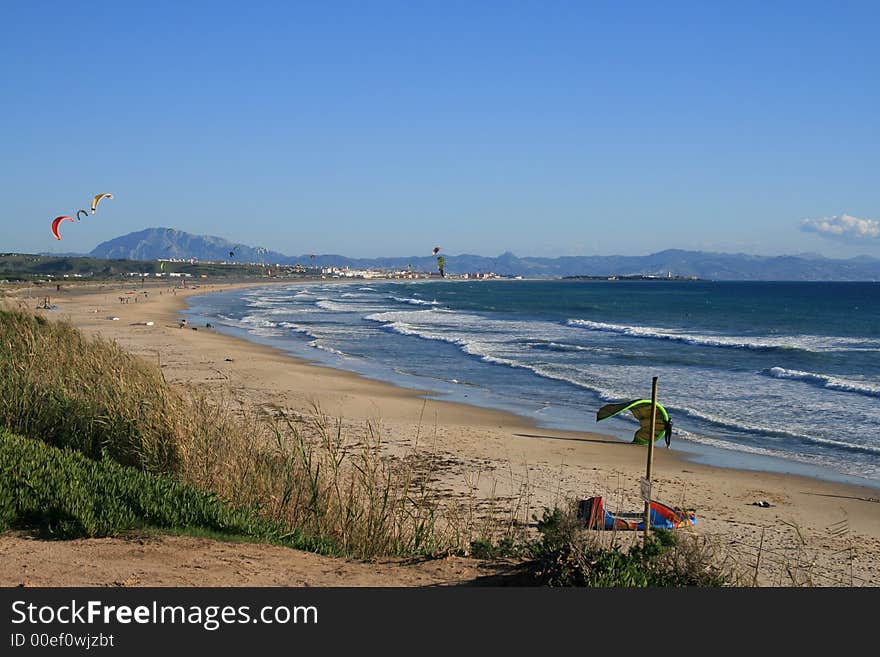 Beautiful beach of Tarifa