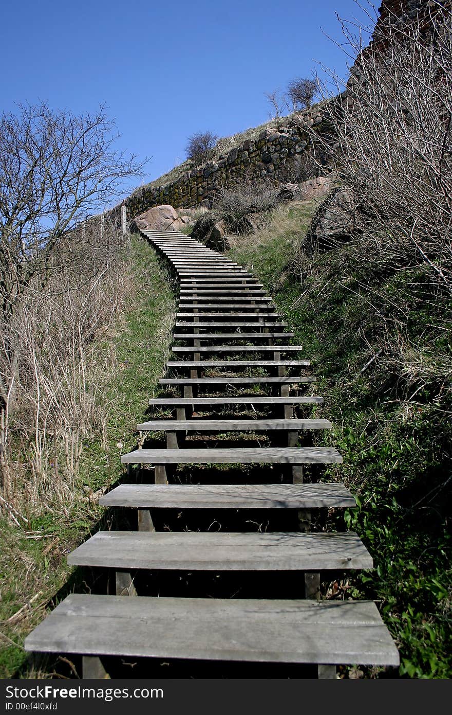 Staircase to Hammershus