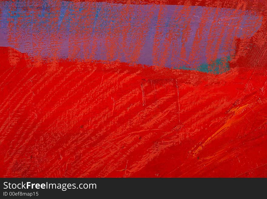 Texture - red painted canvas background. Texture - red painted canvas background