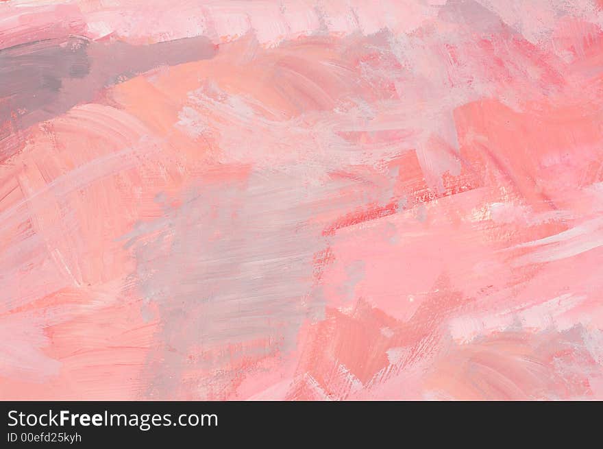 Painted canvas background - rose texture