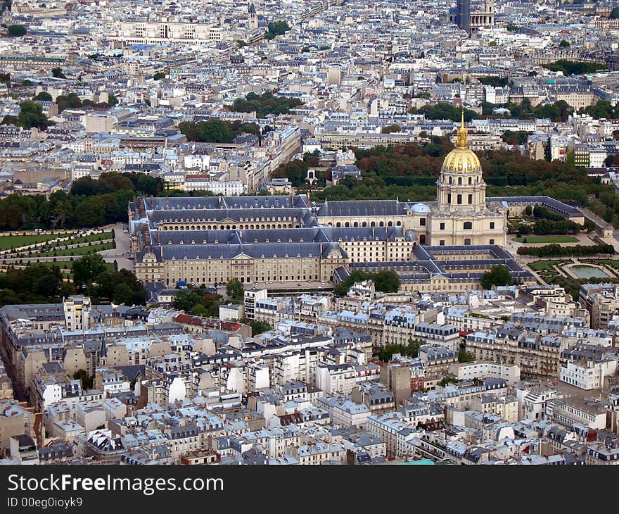 View from eiffel tower