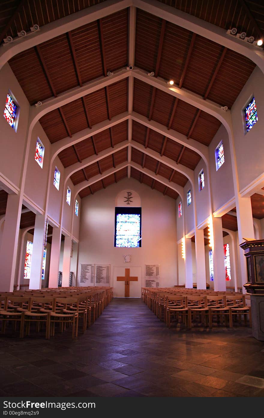 Inside Skalholt church