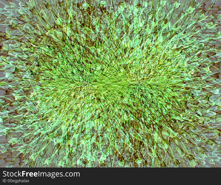 Background made of illusion diffused circle lines looks like grass. Illustration made on computer. Background made of illusion diffused circle lines looks like grass. Illustration made on computer.