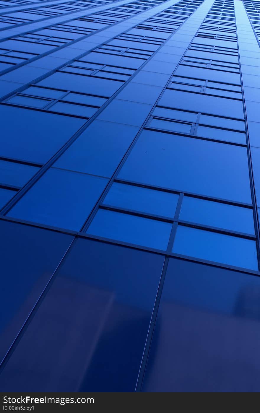 Blue building