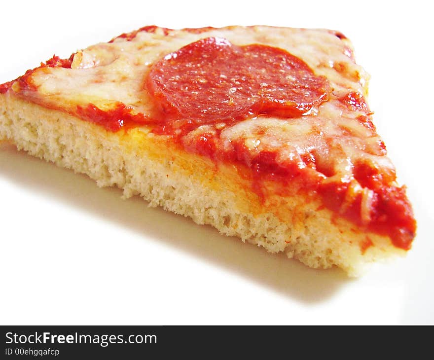 Pepperoni Pizza in a nice and close view of the pepperoni