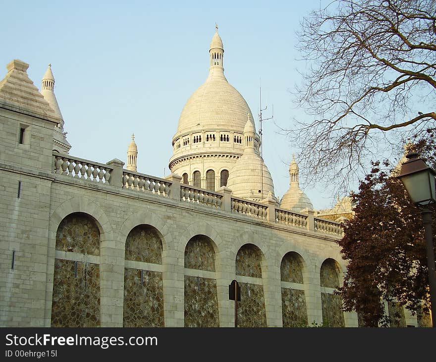 Sacre Couer at Montmartre in Paris, France