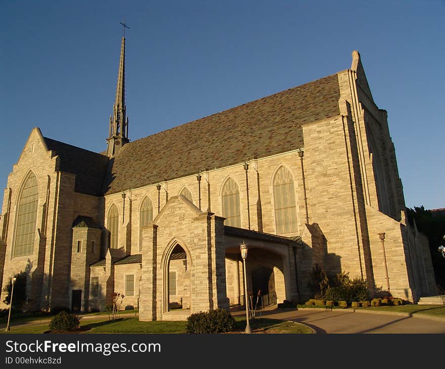 Early 19th century gothic style church. Early 19th century gothic style church